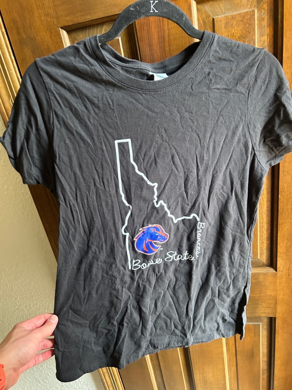 Port and Company Black Boise State Graphic Tee